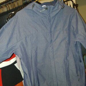 Michael Kors Men's Rain Jacket - Dark Blue, Size M, New Without Tags